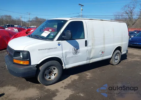 2012 Chevrolet Express 2500 Work Van from USA, damaged, VIN 1GCWGFCAXC1165954